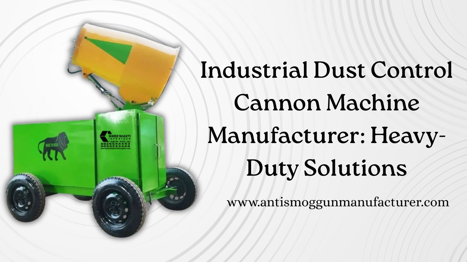 Anti Smog Gun Manufacturer