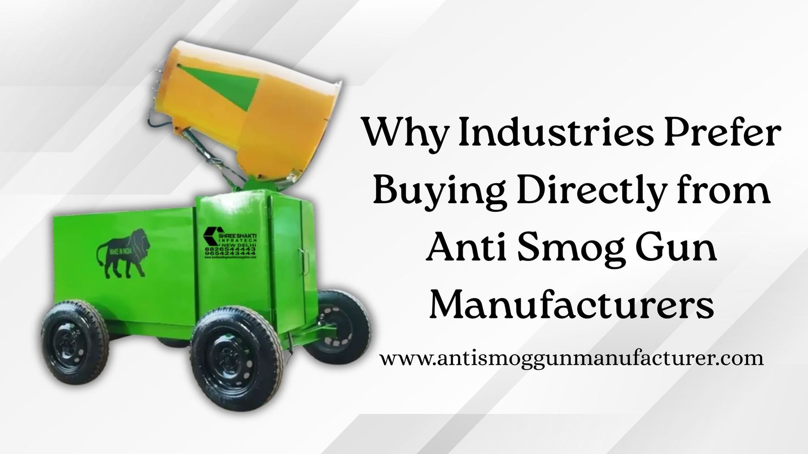 Anti Smog Gun Manufacturer