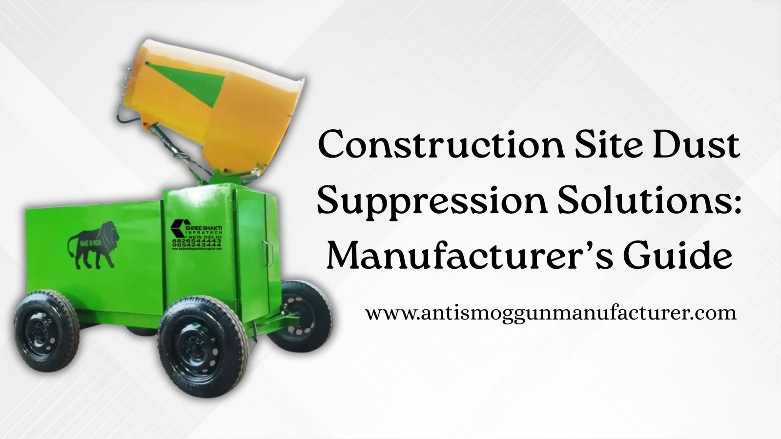 Anti Smog Gun Manufacturer