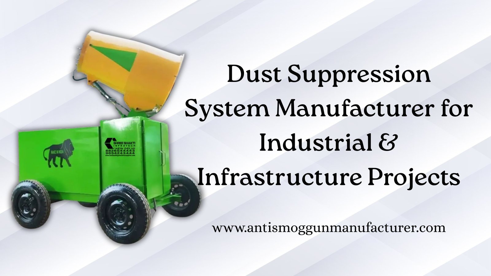 Dust Suppression System Manufacturer for Industrial & Infrastructure Projects
