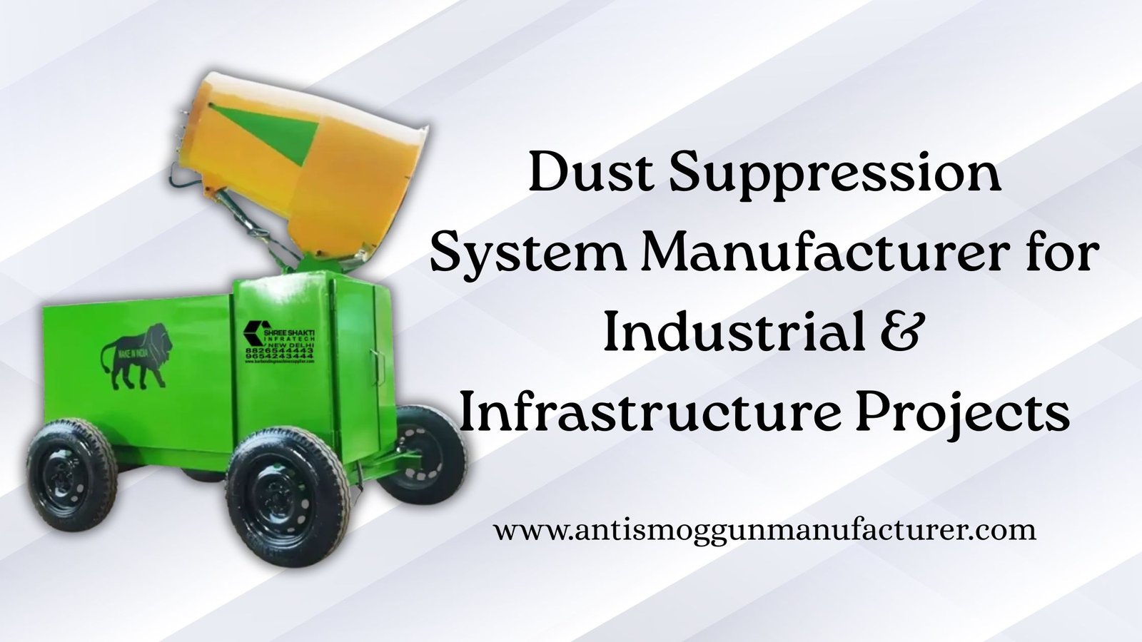 Dust Suppression System Manufacturer for Industrial & Infrastructure Projects